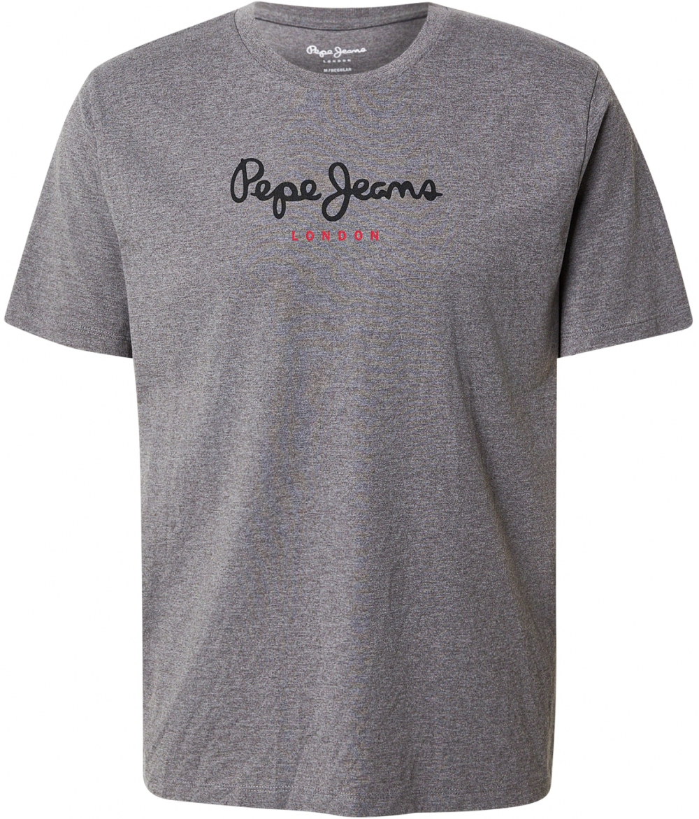 Pepe Jeans Tričko 'EGGO N'  tmavosivá / čierna