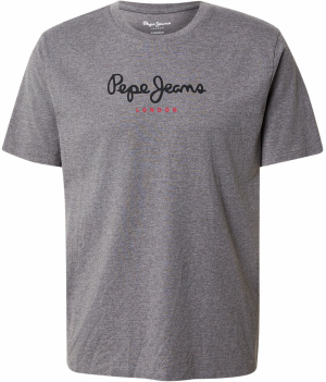 Pepe Jeans Tričko 'EGGO N'  tmavosivá / čierna