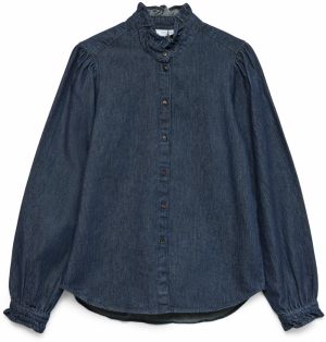 VERO MODA Blúzka 'VMATLA'  modrá denim