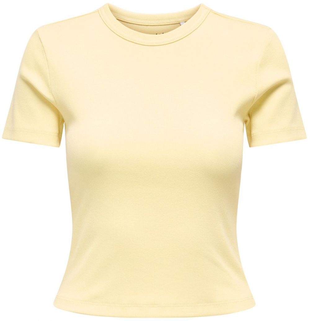 ONLY Tričko 'ONLVAL'  svetložltá