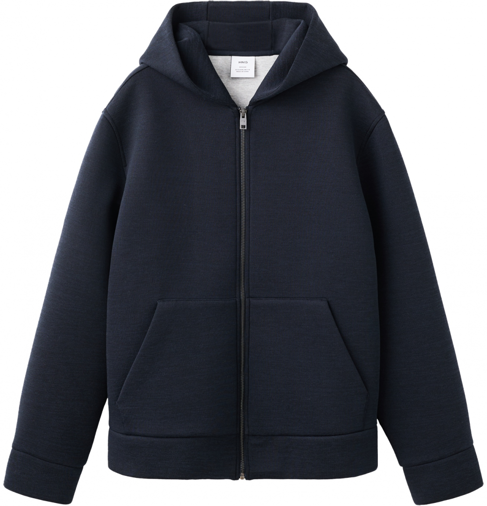 MANGO MAN Mikina 'SCUBA'  námornícka modrá