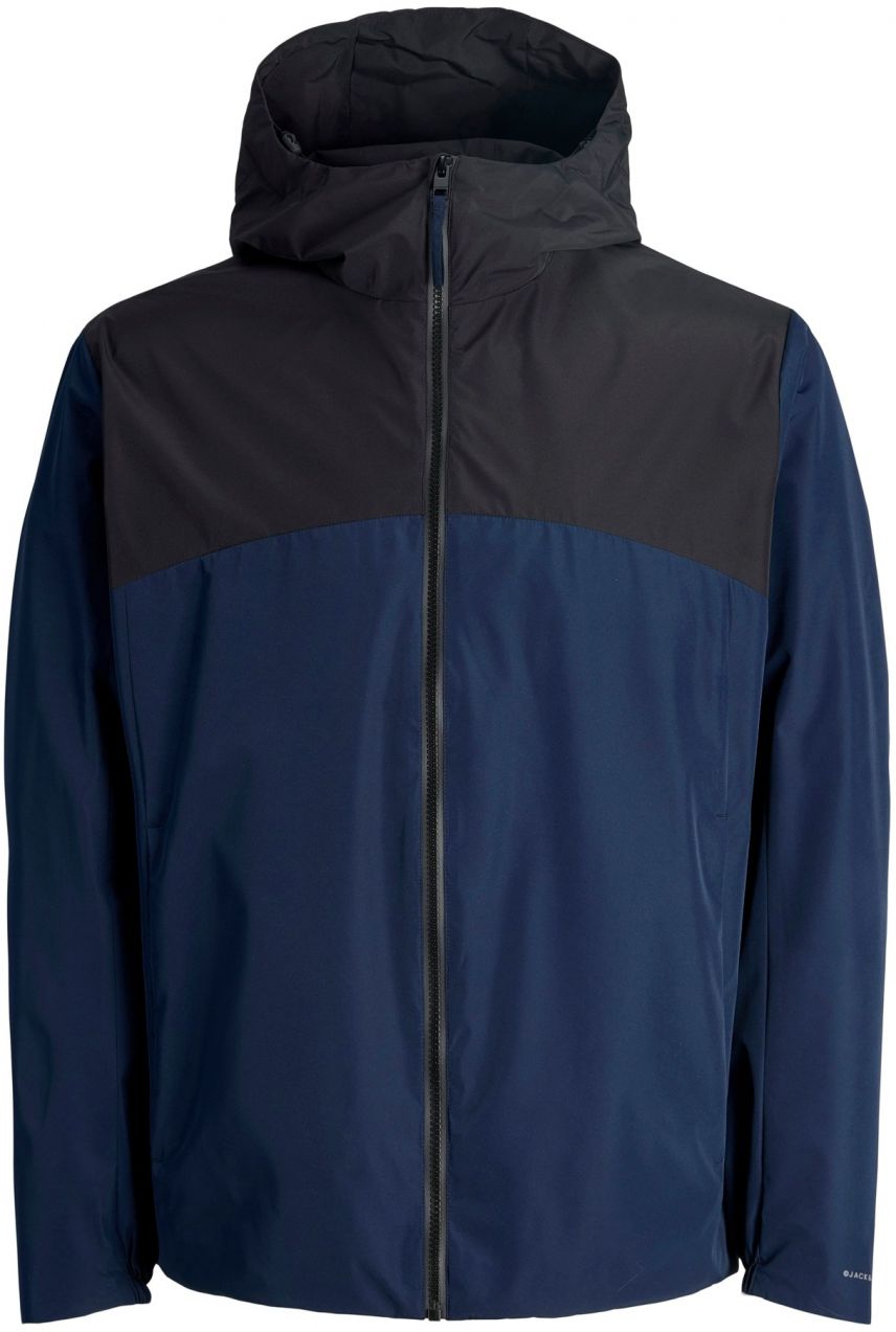 JACK & JONES Prechodná bunda 'JJESOHO'  námornícka modrá / čierna