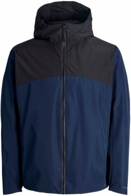 JACK & JONES Prechodná bunda 'JJESOHO'  námornícka modrá / čierna