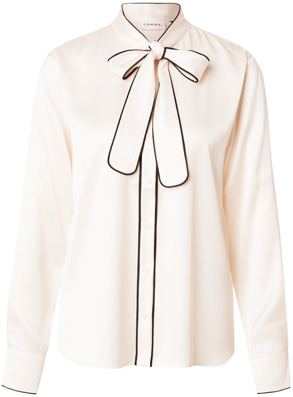 COMMA Blúzka  krémová / čierna