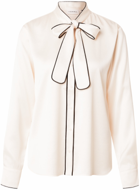 COMMA Blúzka  krémová / čierna