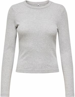 ONLY Tričko 'ONLVAL'  svetlosivá