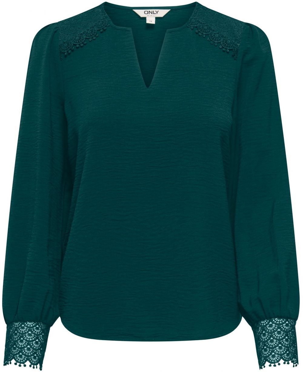 ONLY Blúzka 'ONLCERENA METTE'  smaragdová