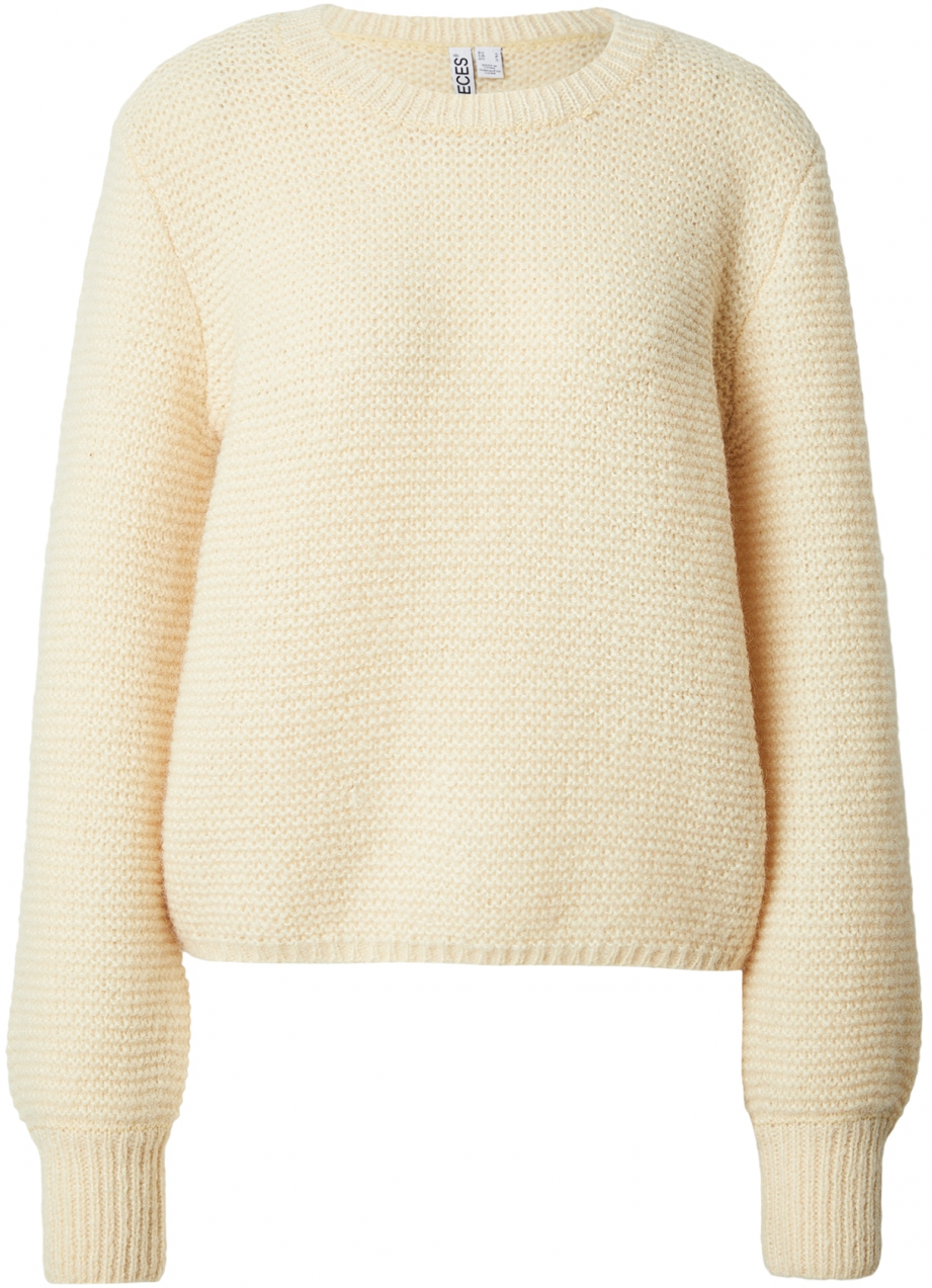 PIECES Sveter 'PCRinna'  svetložltá