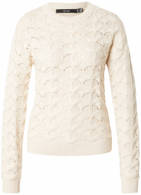 VERO MODA Sveter 'VMINDIGO'  biela