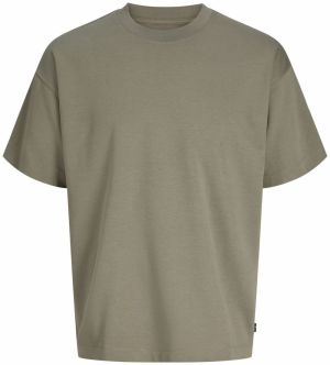 JACK & JONES Tričko 'JJEBARRON'  olivová