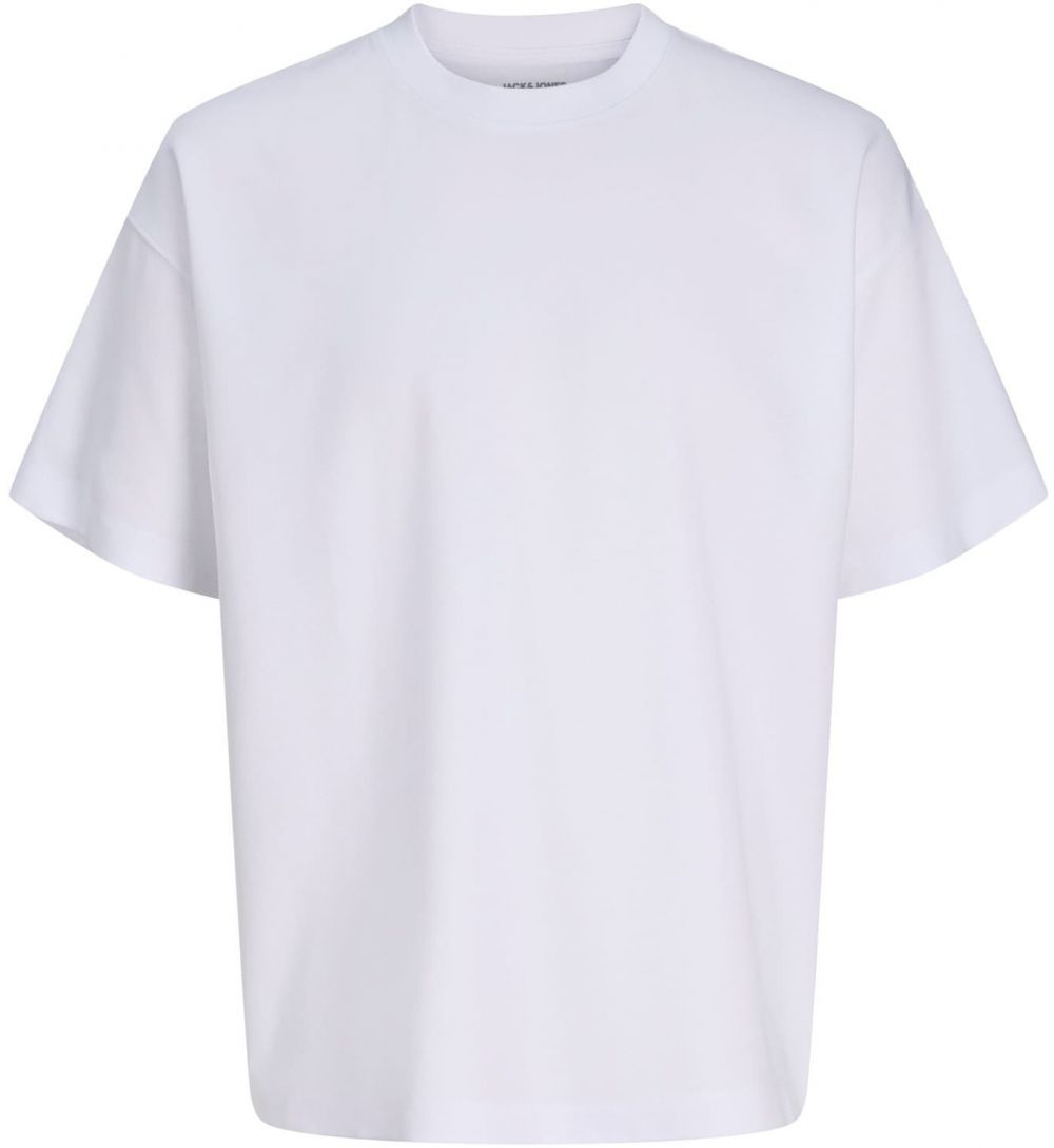 JACK & JONES Tričko 'JJEBARRON'  biela