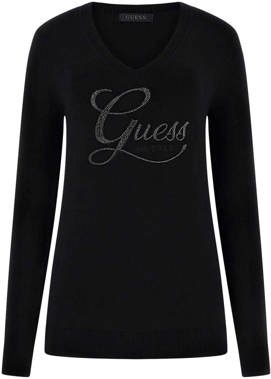 GUESS Sveter 'STEPHANIE'  čierna