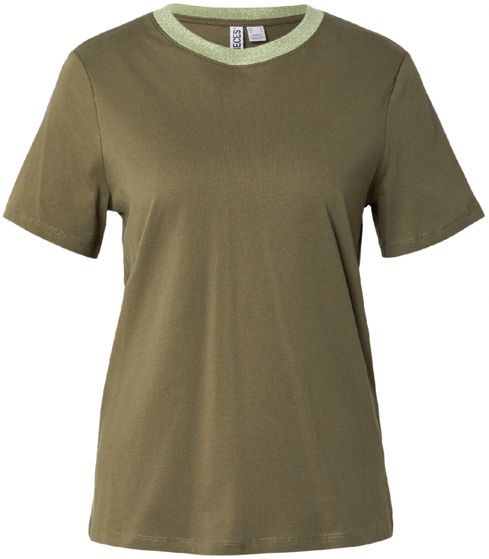 PIECES Tričko 'PCRIA'  kaki