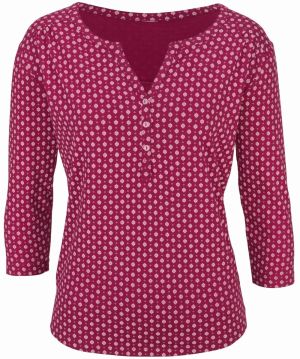 LASCANA Tričko  farba lesného ovocia / ružová