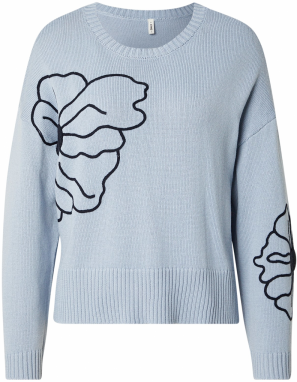 ONLY Sveter 'ONLPETRA'  opálová / čierna