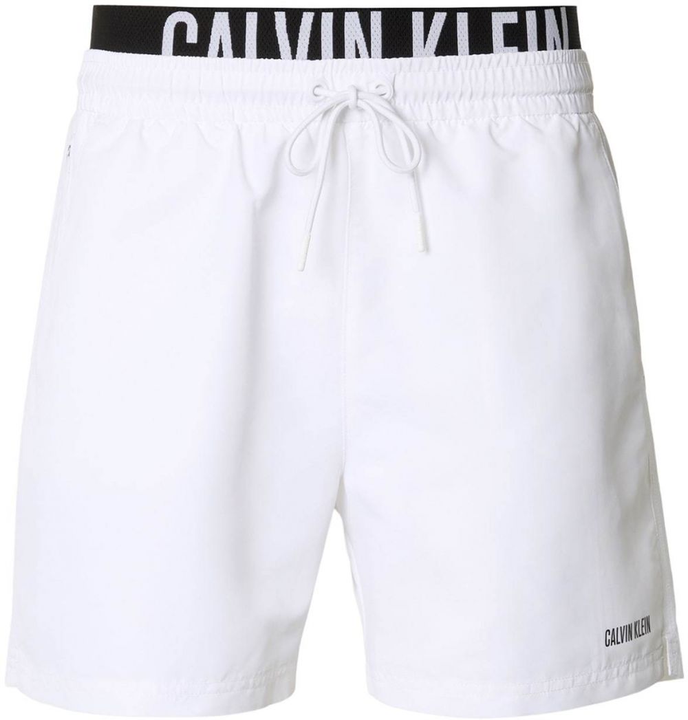 Calvin Klein Swimwear Plavecké šortky 'Intense Power'  čierna / biela