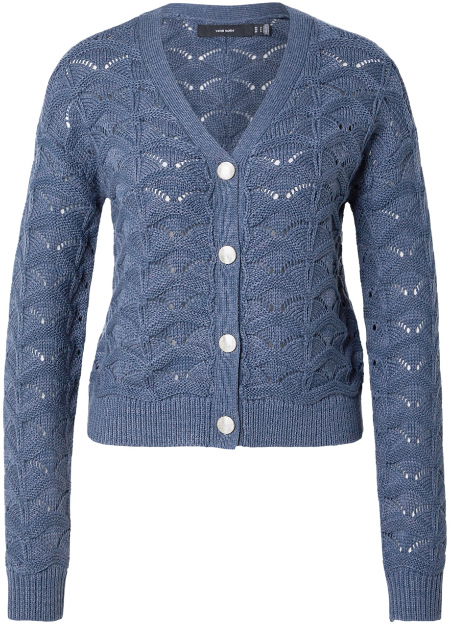 VERO MODA Kardigán 'VMINDIGO'  modrá denim