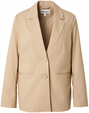 PIECES Blejzer 'PCROSA'  sivobéžová