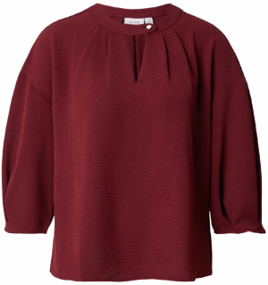 VILA Blúzka 'VIENYA'  vínovo červená