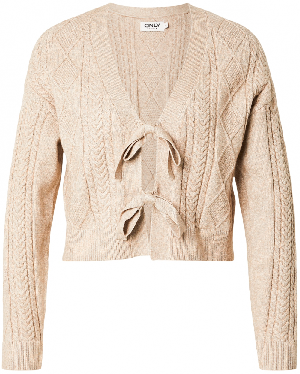 ONLY Kardigán 'ONLFIA'  svetlohnedá