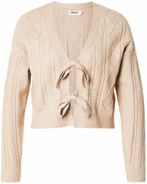 ONLY Kardigán 'ONLFIA'  svetlohnedá