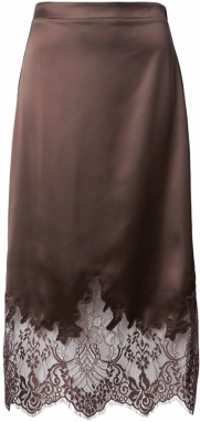 VERO MODA Sukňa 'VMSALLY'  čokoládová