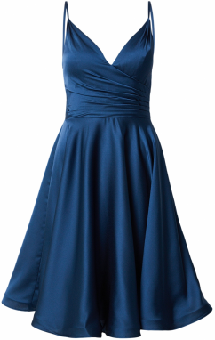 mascara Kokteilové šaty  námornícka modrá