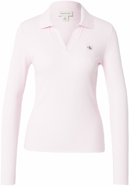 Calvin Klein Jeans Tričko 'JOHNNY'  pastelovo ružová