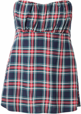 HOLLISTER Top  námornícka modrá / petrolejová / červená / biela