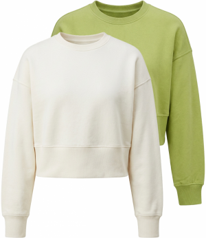 studioselect Mikina 'Jill'  jablková / biela