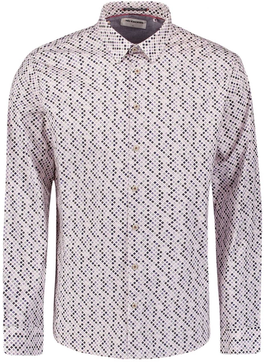 No Excess Košeľa  svetlofialová / modrofialová / čierna