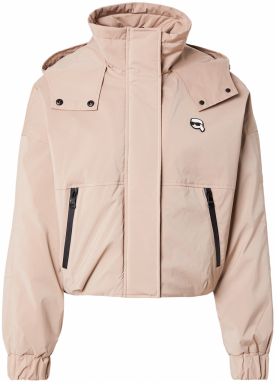 Karl Lagerfeld Prechodná bunda 'Ikon'  tmavošedá