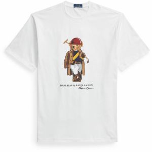 Polo Ralph Lauren Big & Tall Tričko  námornícka modrá / svetlohnedá / červená / biela