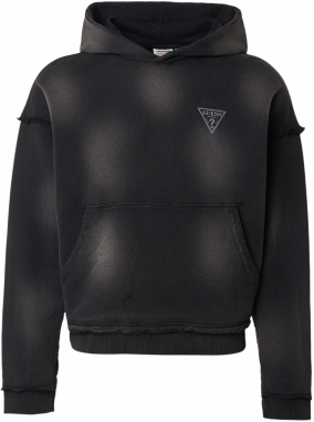 GUESS Originals Mikina  svetlosivá / čierna