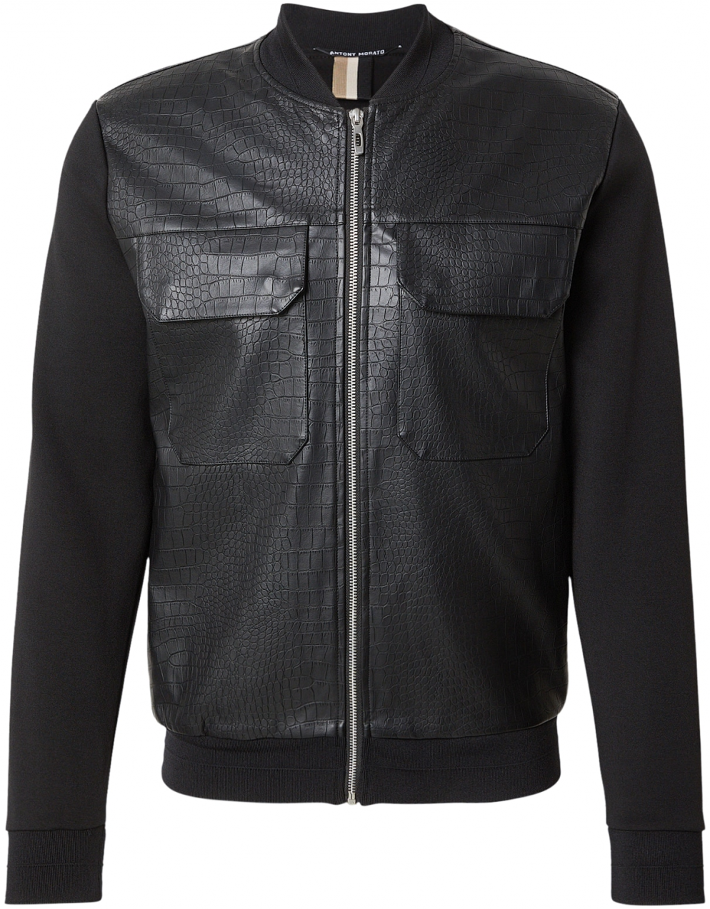 ANTONY MORATO Prechodná bunda 'MAGLIA FELPA'  čierna