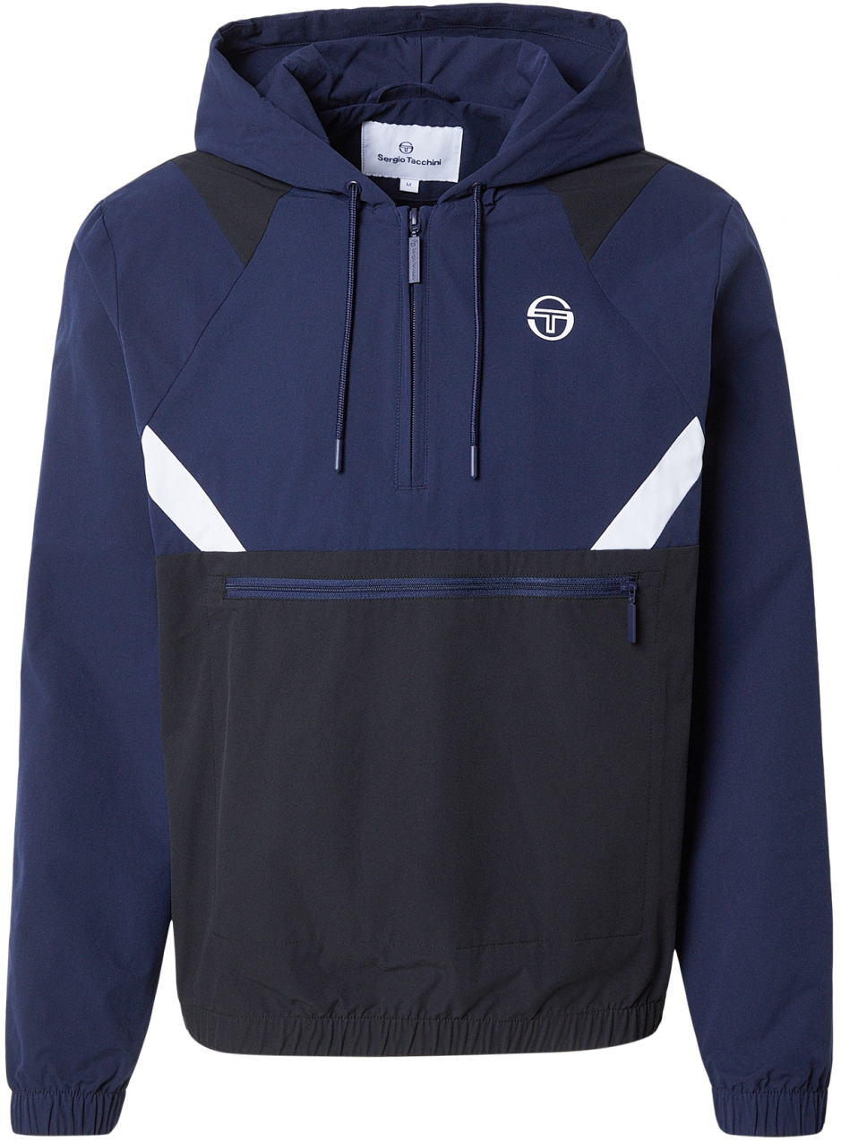 Sergio Tacchini Športová bunda 'Apice'  námornícka modrá / čierna / biela