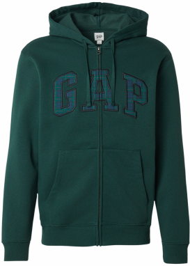 GAP Tepláková bunda 'HERITAGE'  tmavomodrá / zelená / červená / čierna