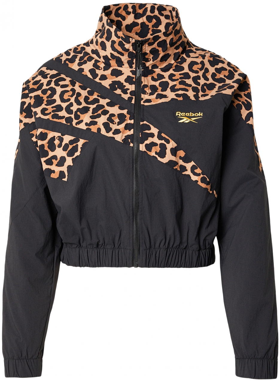 Reebok Prechodná bunda  karamelová / svetlohnedá / čierna