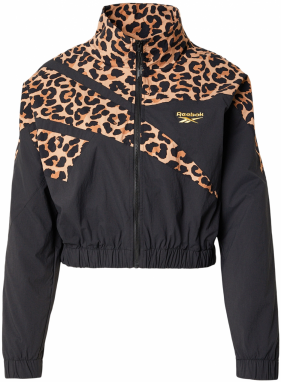 Reebok Prechodná bunda  karamelová / svetlohnedá / čierna