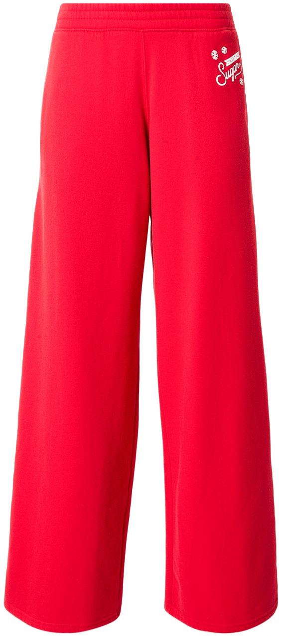 HOLLISTER Nohavice 'SUGAR GLITTER'  červená / biela