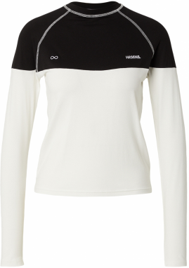 HRMN8 Funkčné tričko  čierna / biela