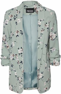 PIECES Blejzer 'BOSELLA'  krémová / mätová / šedobiela