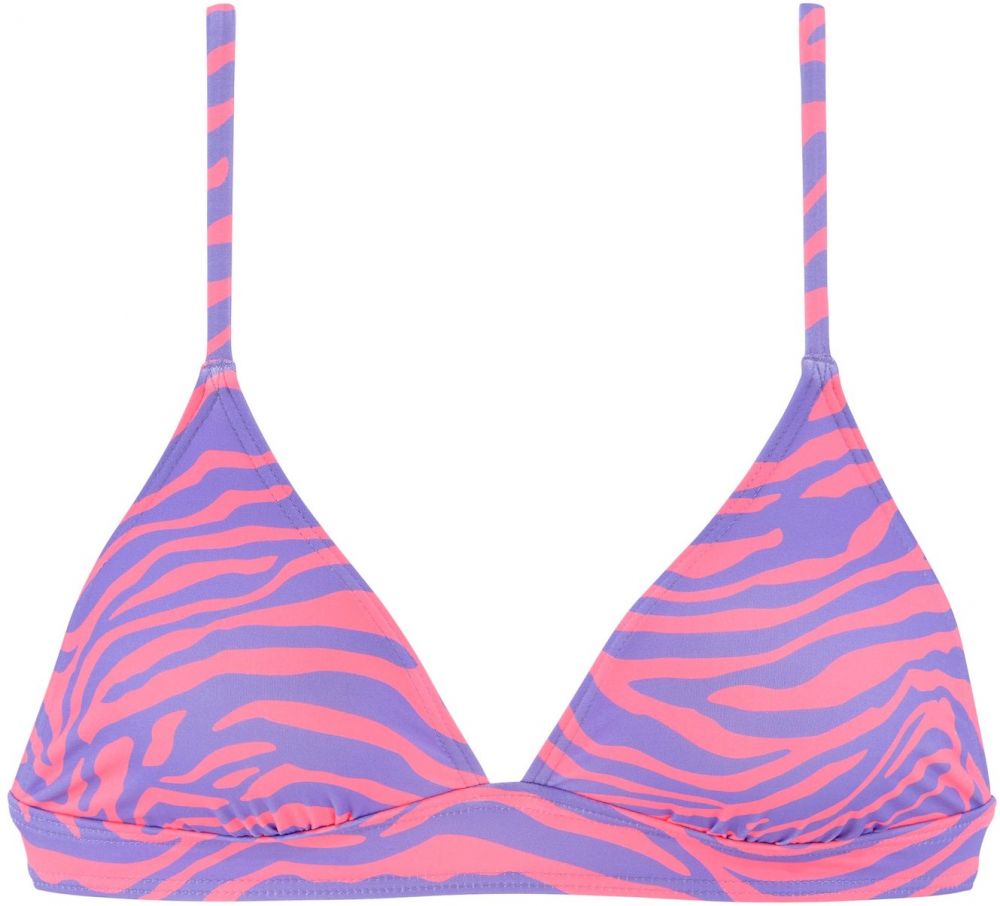 VENICE BEACH Športový bikinový top  fialová / svetloružová