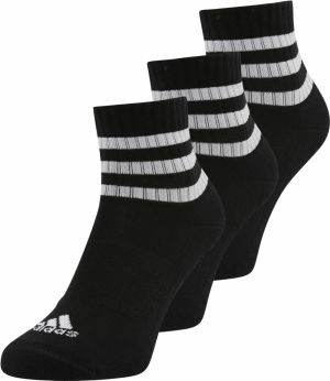 ADIDAS PERFORMANCE Ponožky '3-Stripes Cushioned Sportswear Low-Cut 3 Pairs'  čierna / biela