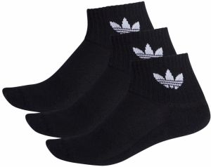 ADIDAS ORIGINALS Ponožky 'Mid Crew 3 Pairs'  čierna / biela