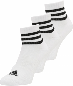 ADIDAS PERFORMANCE Ponožky '3-Stripes Cushioned Sportswear Low-Cut 3 Pairs'  čierna / biela