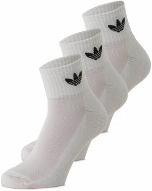 ADIDAS ORIGINALS Ponožky 'Mid Crew 3 Pairs'  čierna / biela