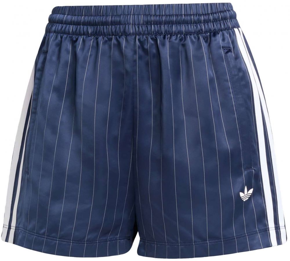 ADIDAS ORIGINALS Nohavice 'Pin-stripe Satin'  námornícka modrá / biela