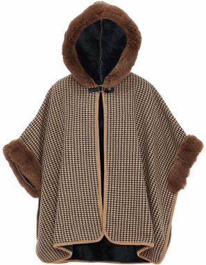 FRAULLY Pelerína  hnedá