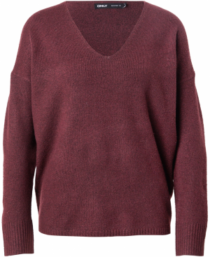ONLY Oversize sveter 'ONLRICA'  tmavočervená